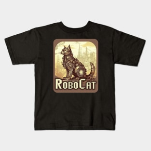 Industrial cyber cat | Robocat Kids T-Shirt